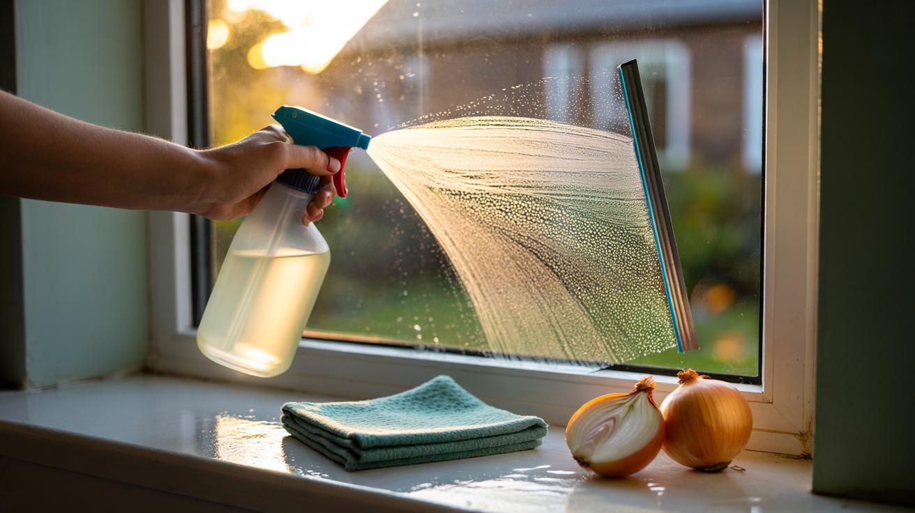 Crystal Clear Windows in Minutes: How Onion Juice Slices Through Dirt Quickly