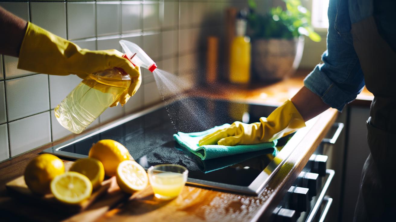 The lemon juice hack that removes grease splatters in a flash : how citric acid dissolves kitchen mess